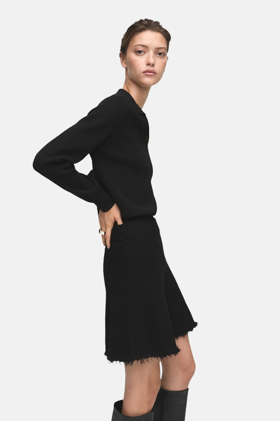 Korte rok - zwart - MANGO