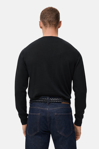 Pull met ronde hals - zwart - MANGO - 5