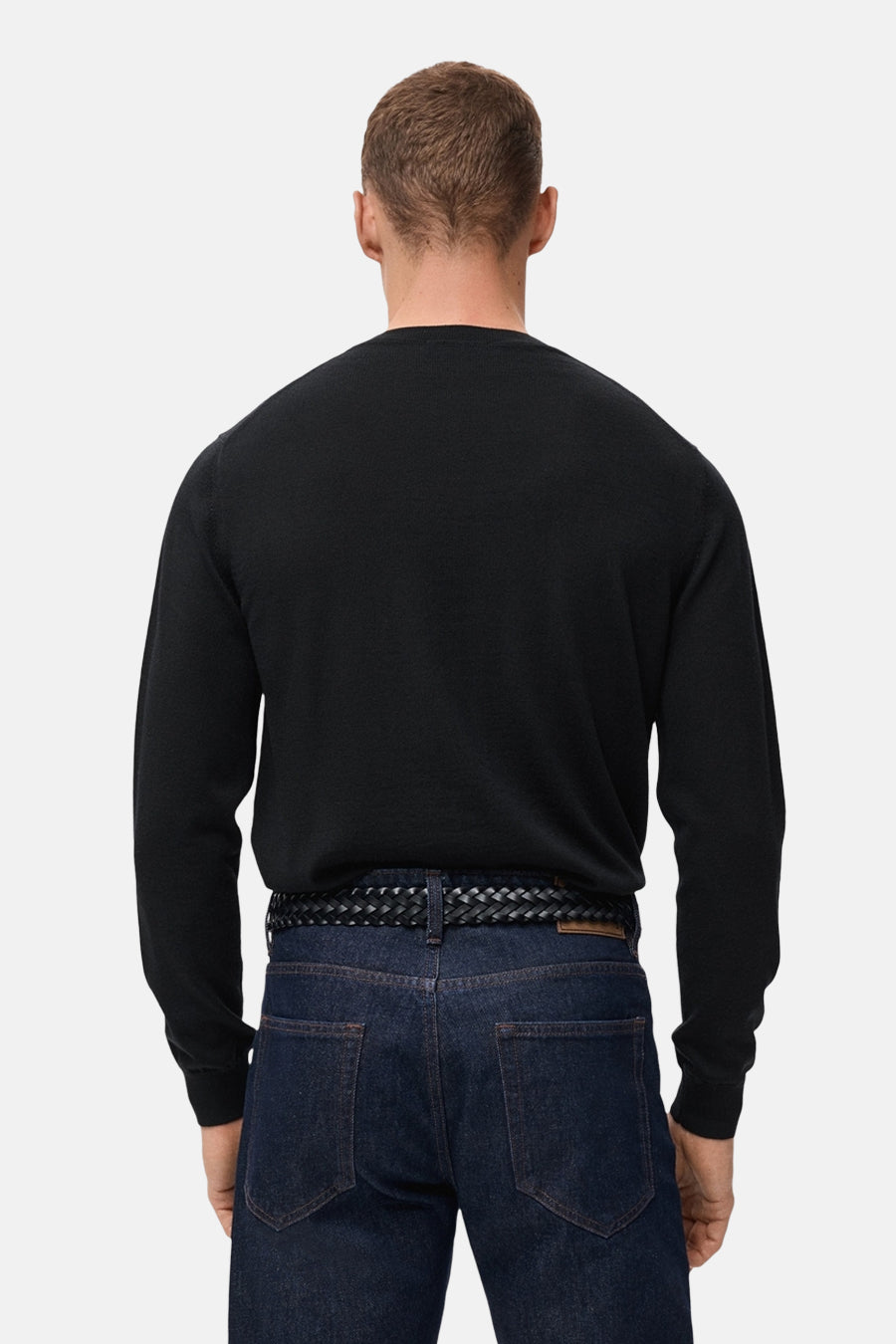 Pull met ronde hals - zwart - MANGO - 3