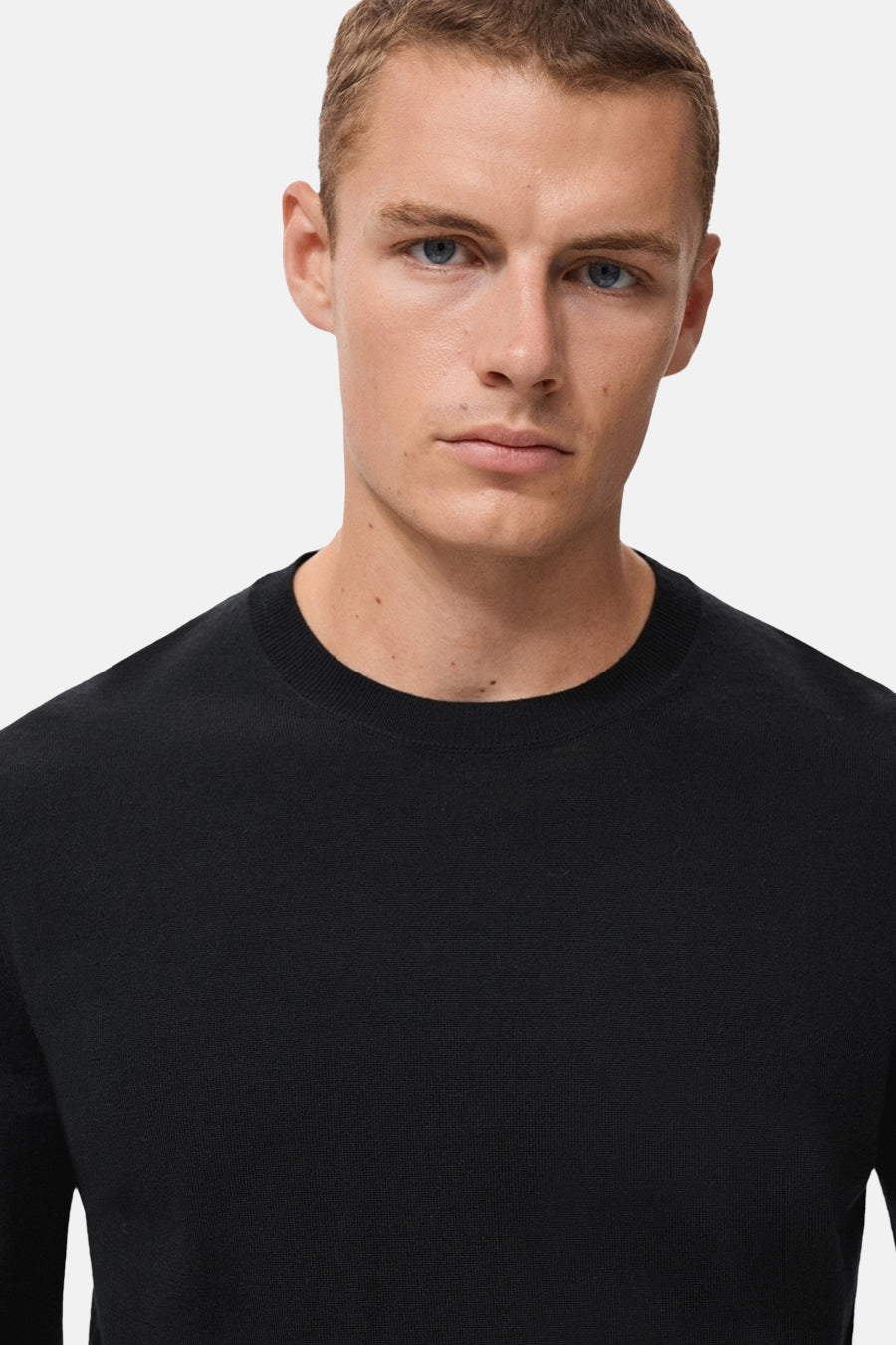 Pull met ronde hals - zwart - MANGO - 4