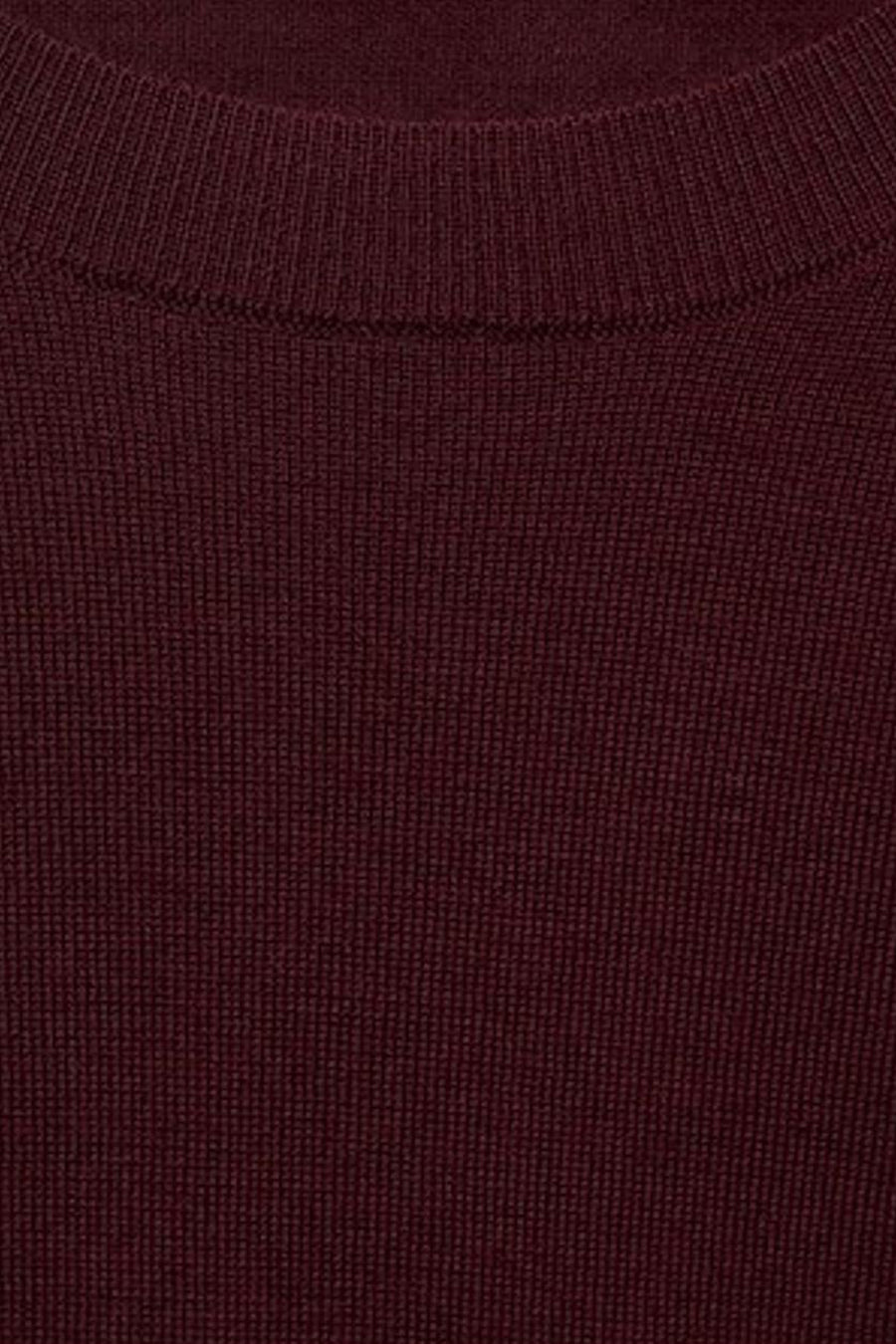 Pull met ronde hals - bordeaux - MANGO