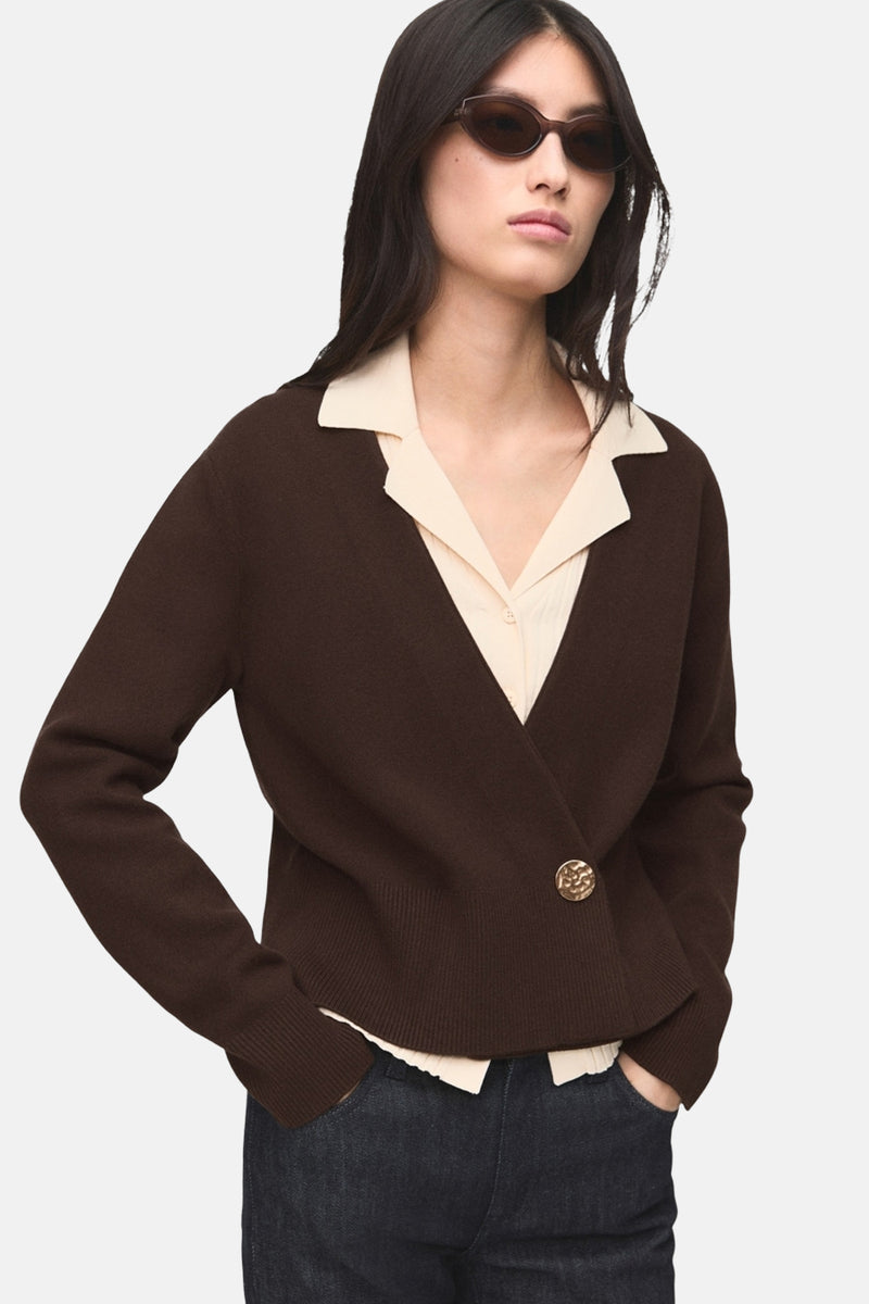 Gilet - bruin