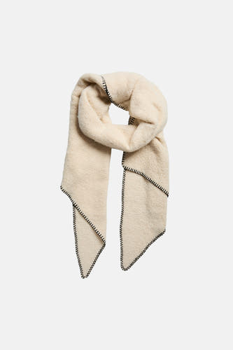 Wintersjaals ecru - PIECES®