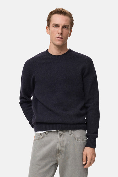 Pull col O bleu - MANGO