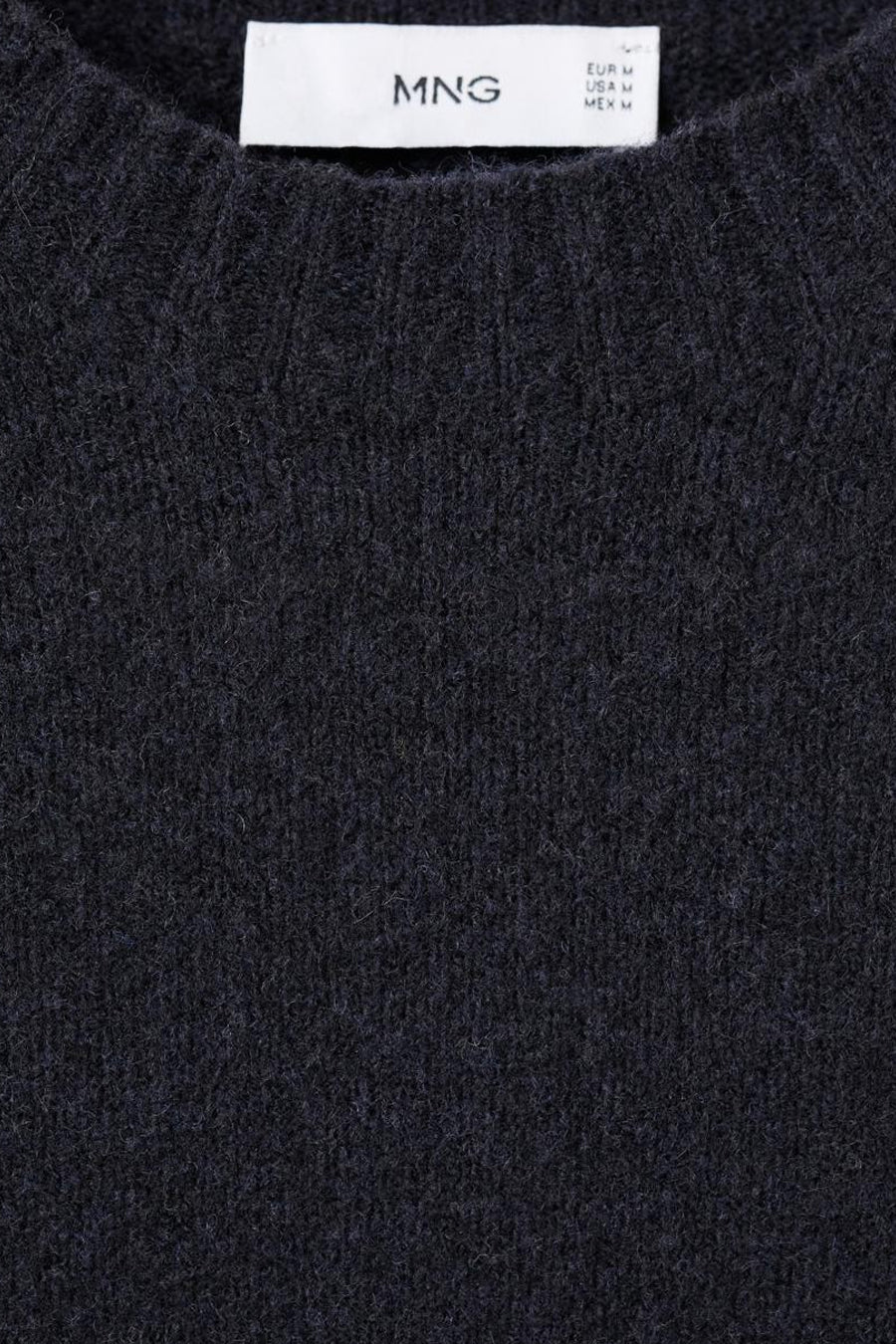 Pull met ronde hals - Donkerblauw - MANGO