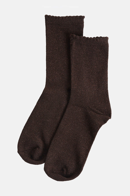 PCSEBBY GLITTER LONG SOCKS NOOS BC