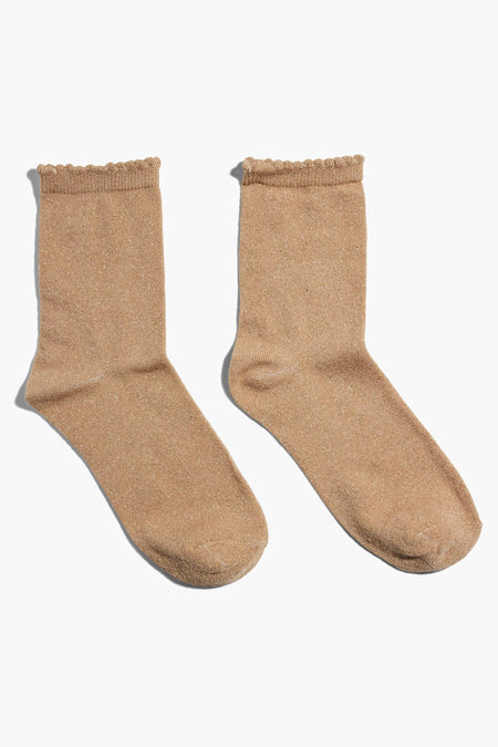 PCSEBBY GLITTER LONG 1 PACK SOCKS NOOS