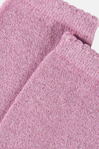 Roze sokken van PIECES®, met een fijn geweven textuur en subtiele glitters.
