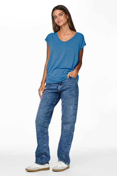T-shirt (korte mouwen) Blauw - PIECES®