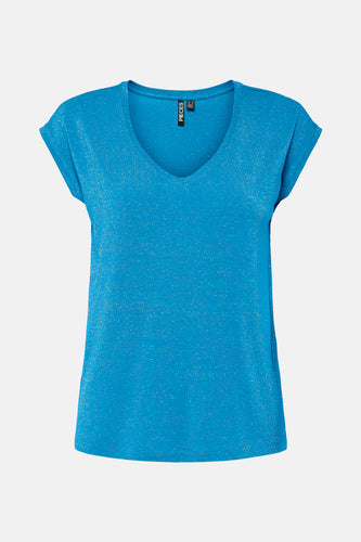 T-shirt met korte mouwen - blauw - PIECES®