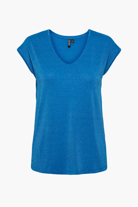 T-shirt (korte mouwen) Blauw - PIECES®