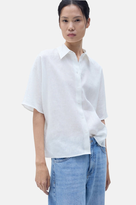 Chemisier (manches courtes) Blanc - MANGO