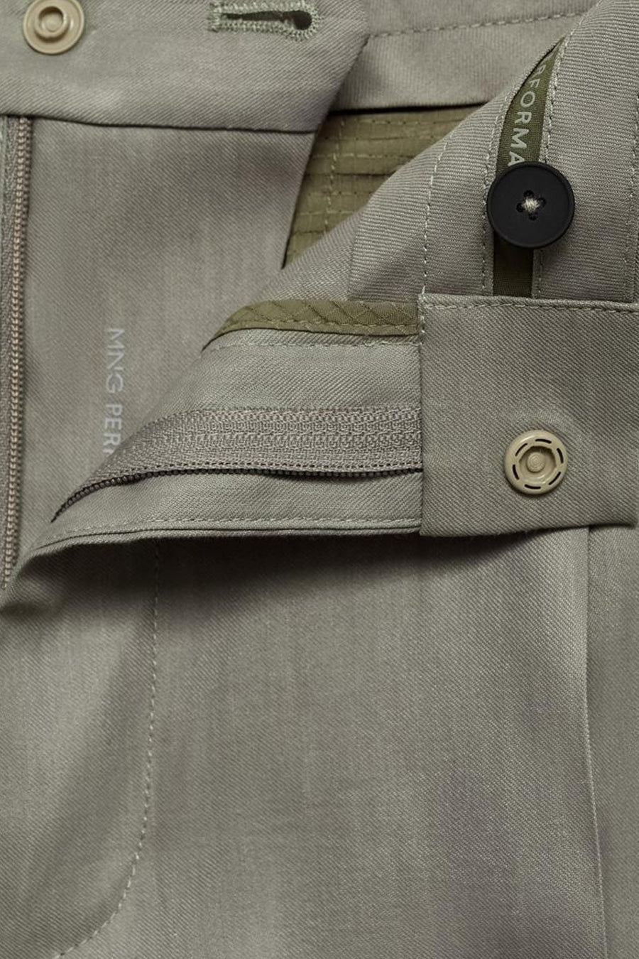 Pantalon - Kaki - MANGO