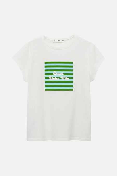 T-shirt met korte mouwen - Wit