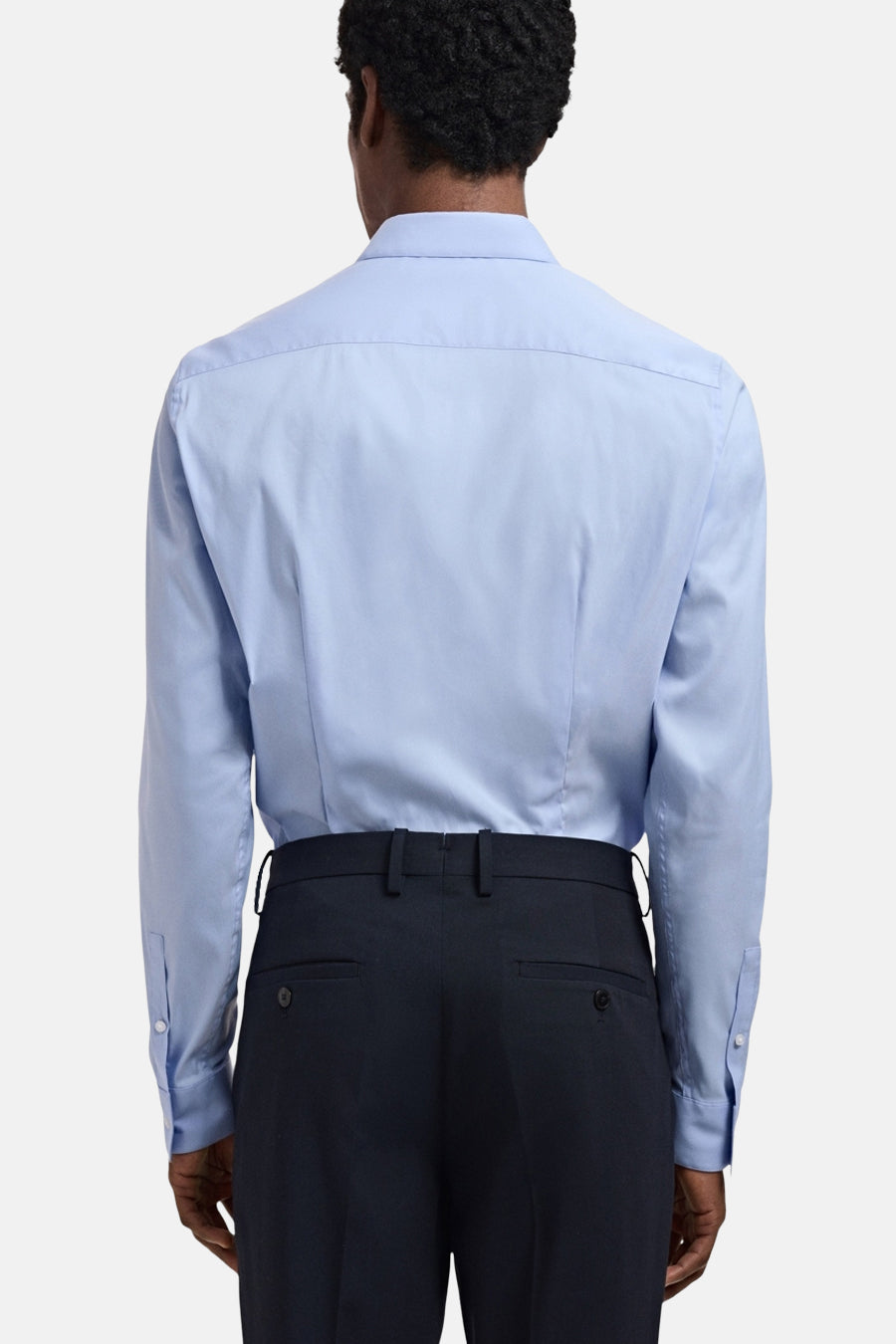 Hemd met lange mouwen - blauw - MANGO