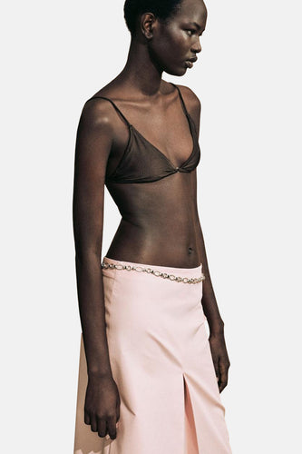 Jupe 3/4 rose - MANGO