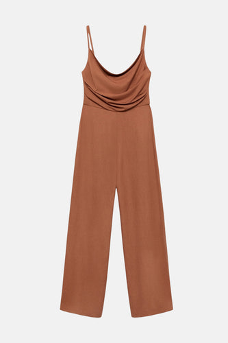 Jumpsuit - bruin - MANGO