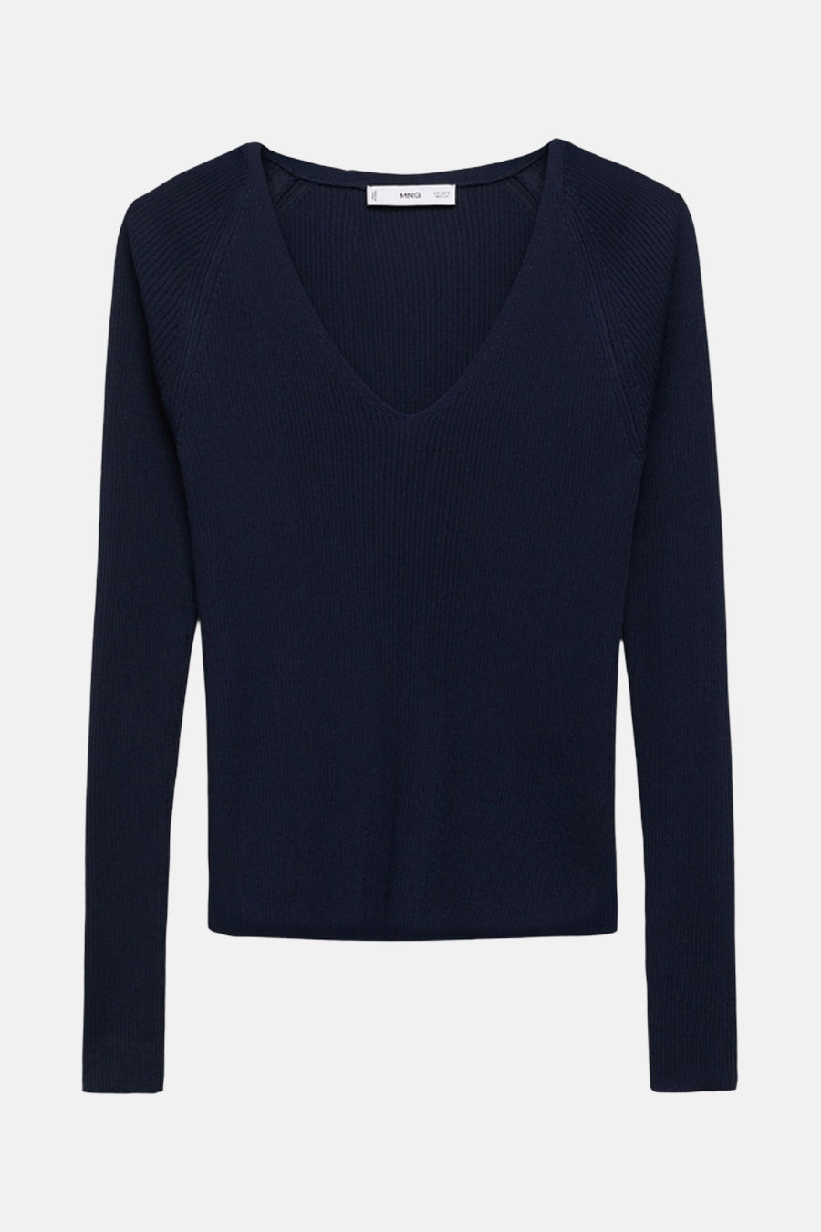 Pull met ronde hals - blauw - MANGO - 5