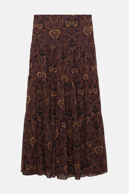 Lange rok - Bruin
