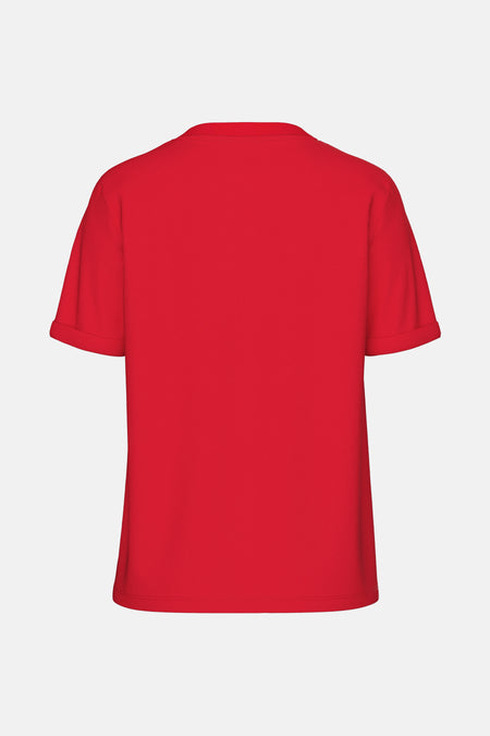 Top (korte mouwen) Rood - PIECES®