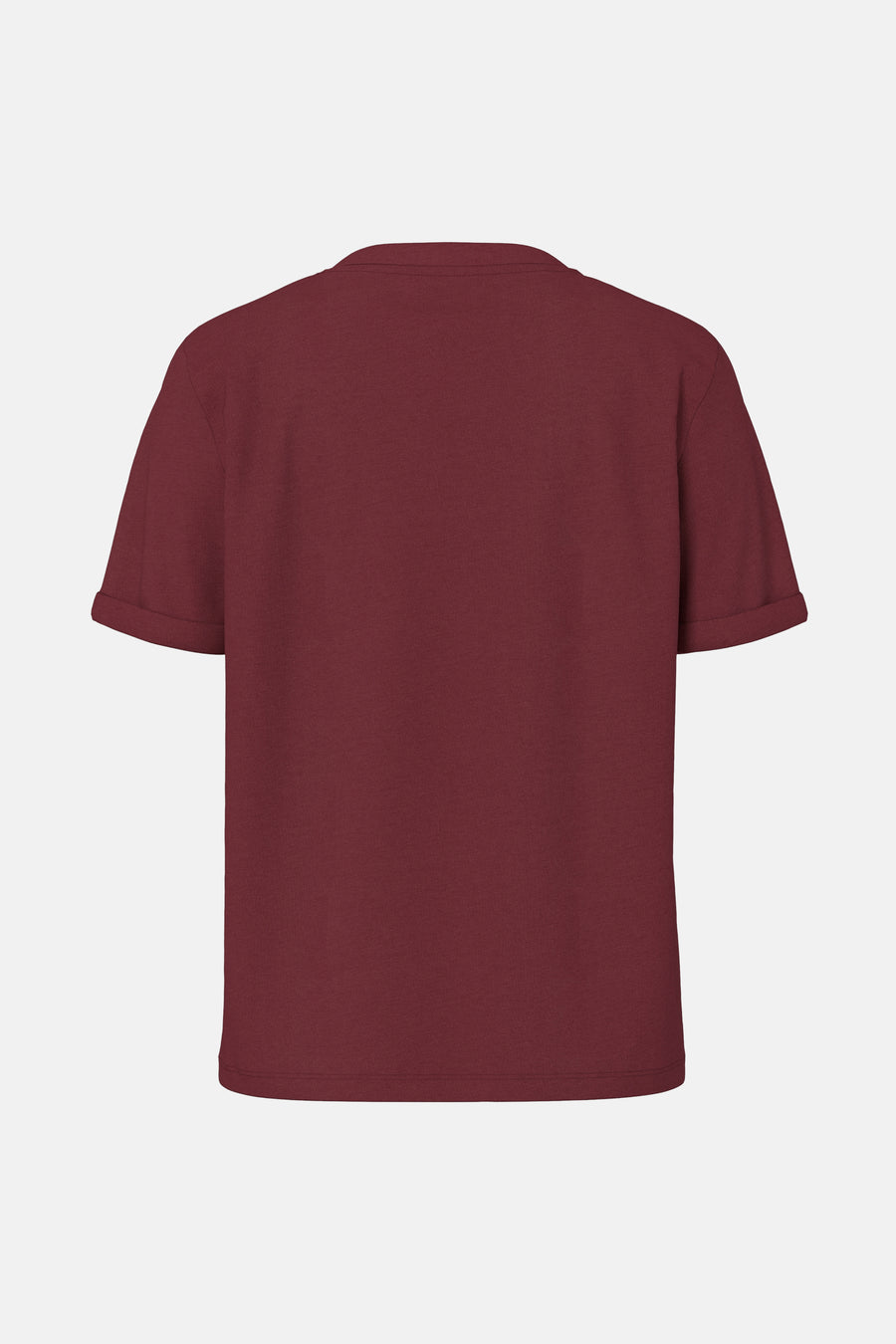 T-shirt met korte mouwen - Bordeaux - PIECES®