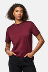 T-shirt met korte mouwen - Bordeaux