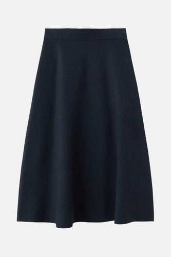 Lange rok - blauw - MANGO