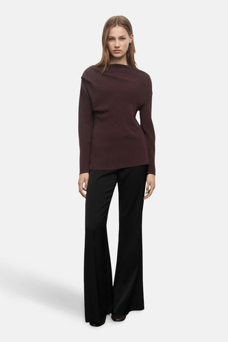 Blouse met lange mouwen - bruin - MANGO