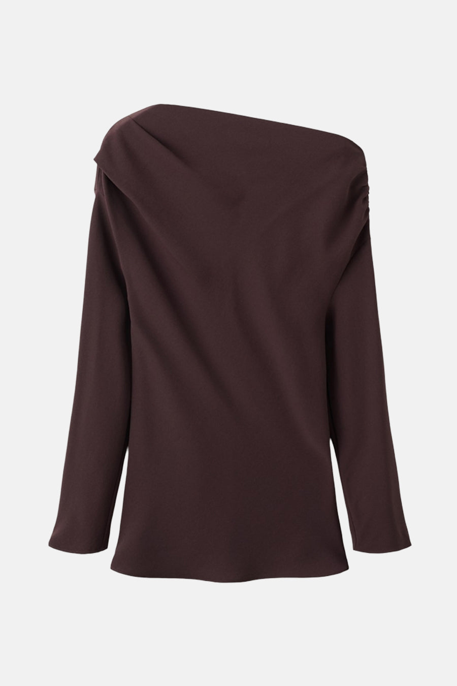 Blouse met lange mouwen - bruin - MANGO