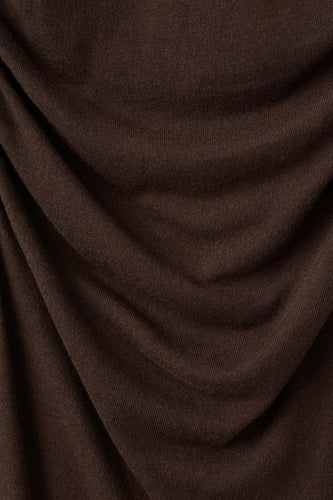 Robe à manches longues - brun - MANGO