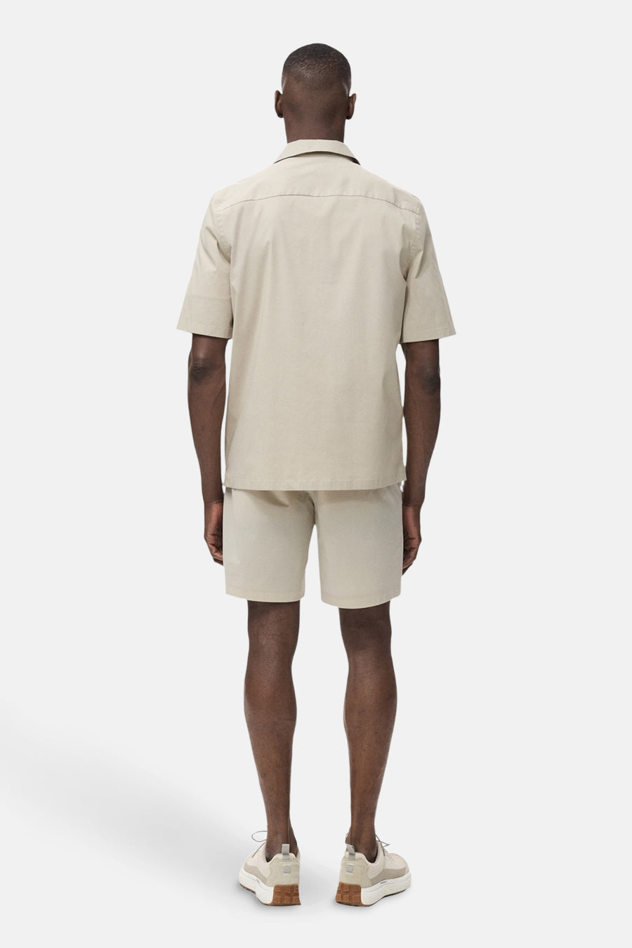 Chemise à manches courtes - beige - MANGO