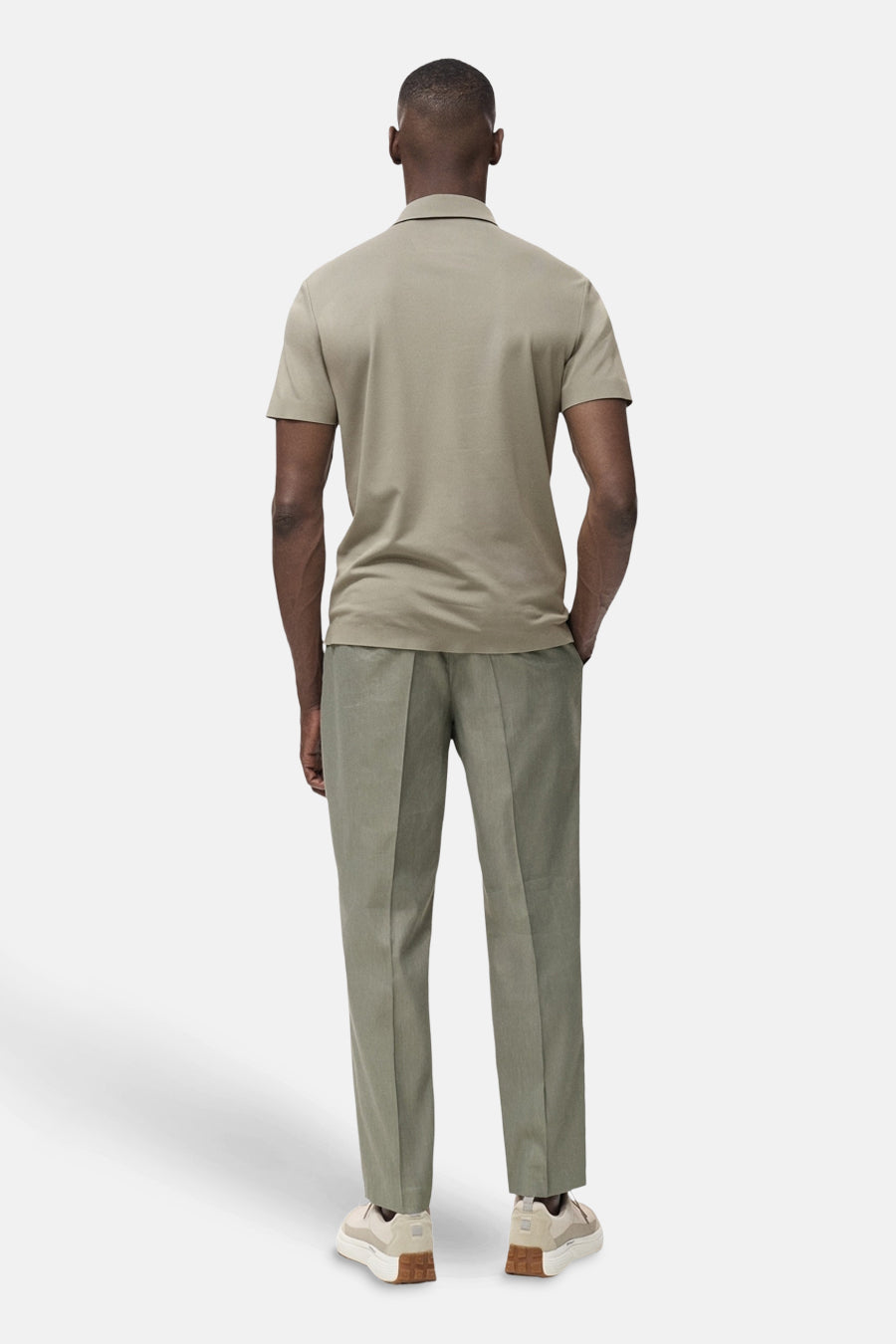 Polo met korte mouwen - Kaki - MANGO