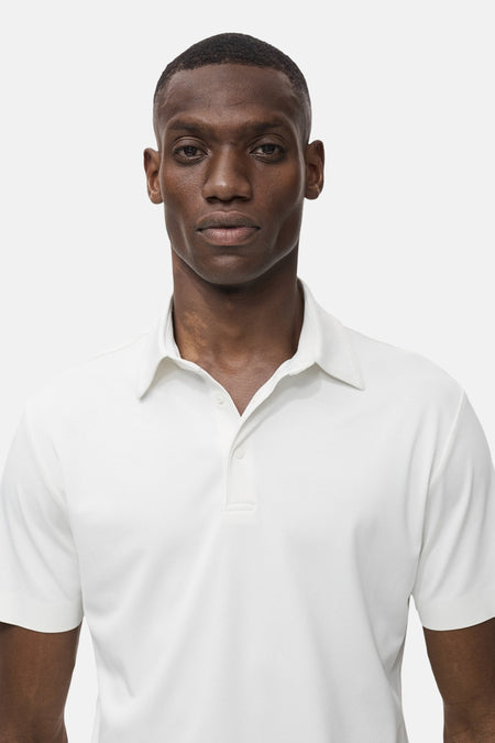 Polo met korte mouwen - Ecru