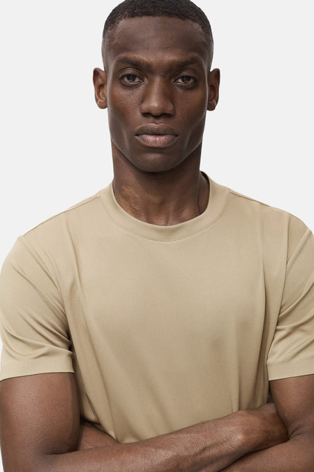 T-shirt met korte mouwen - beige