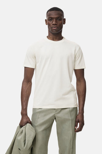 T-shirt met korte mouwen - Ecru