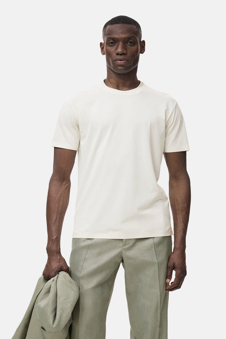 T-shirt met korte mouwen - Ecru