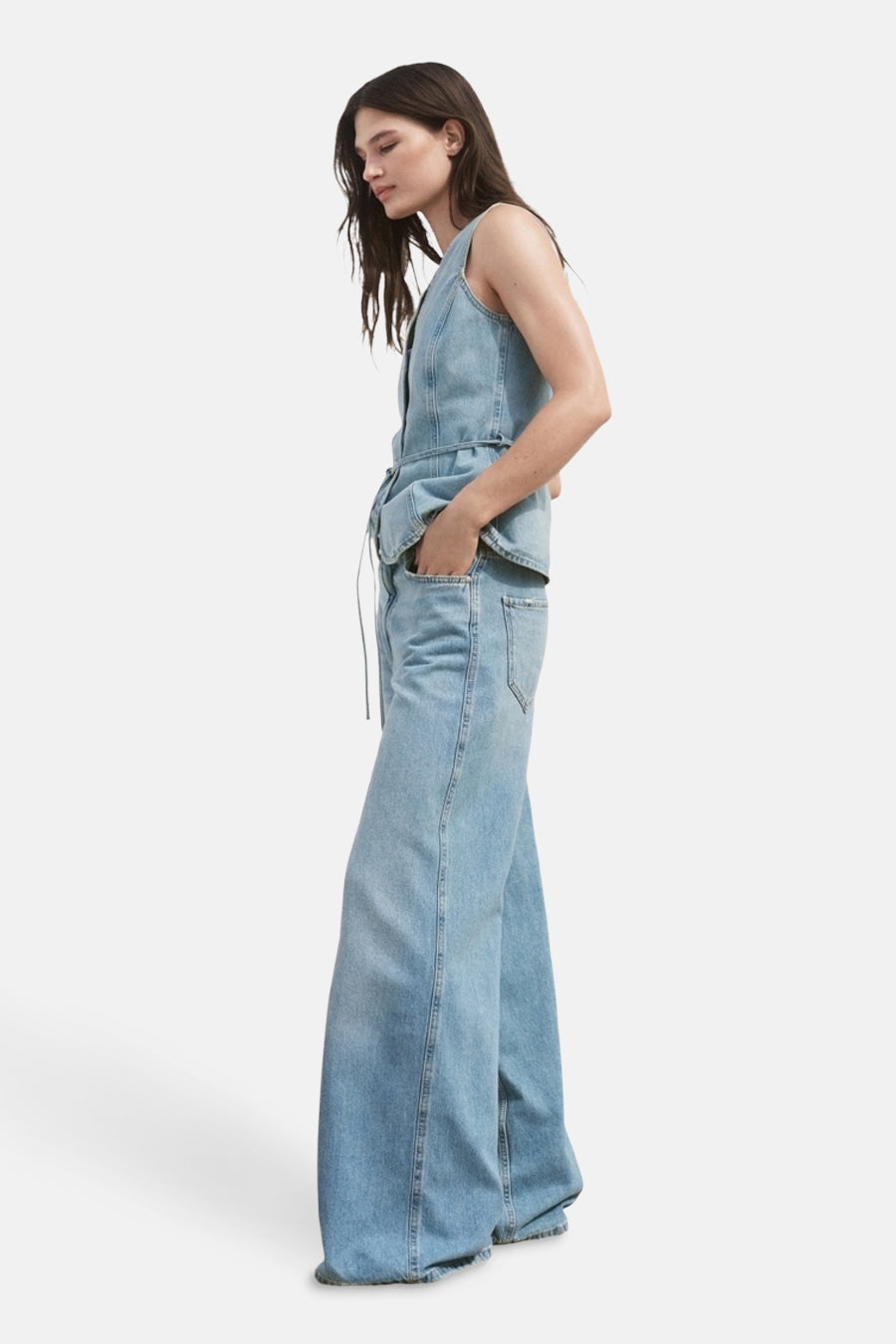 DAPHNE - light blue denim - MANGO - 2