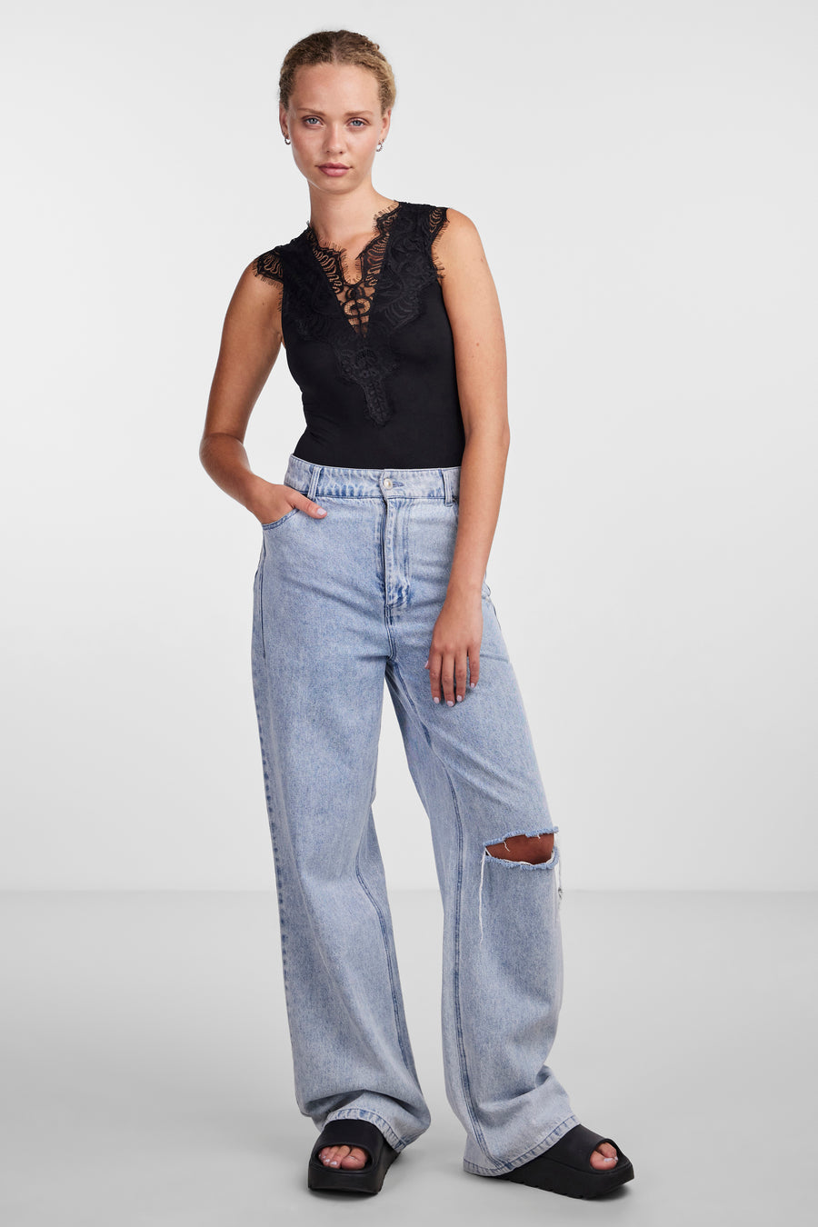 Body - zwart - PIECES®