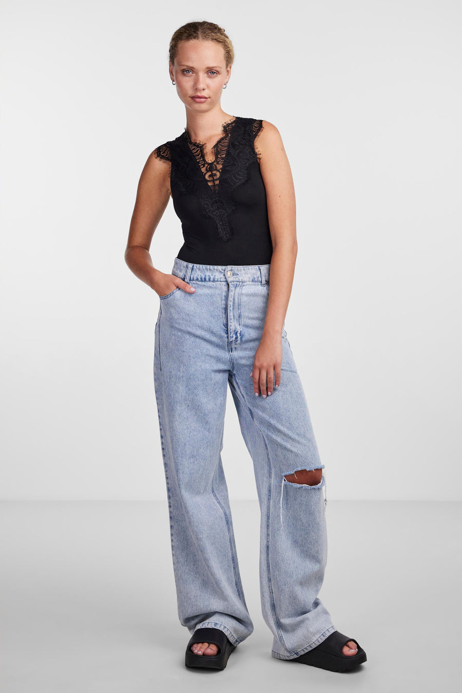 Body - zwart - PIECES®