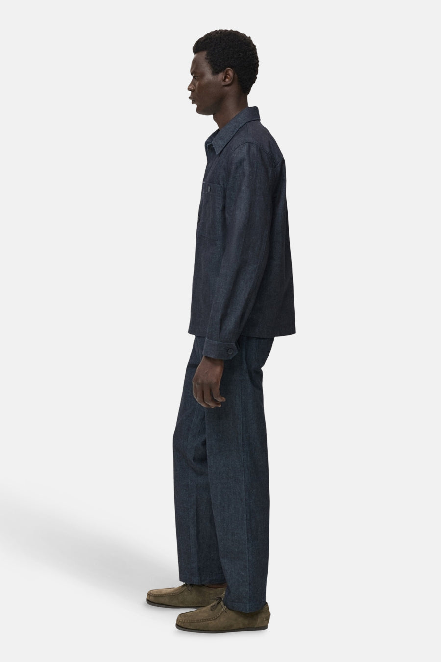 Jeansjas - Dark blue denim - MANGO - 5