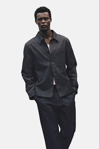 Jeansjas - Dark blue denim - MANGO - 7