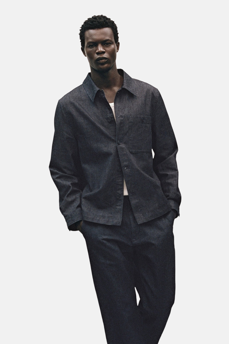 Jeansjas - Dark blue denim - MANGO - 6