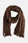 Wintersjaals bruin - MANGO