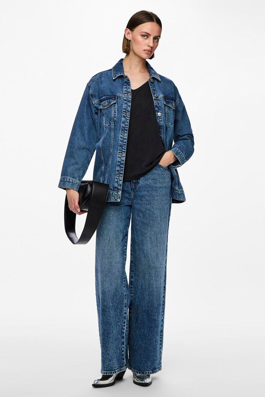 T-shirt - zwart - PIECES®