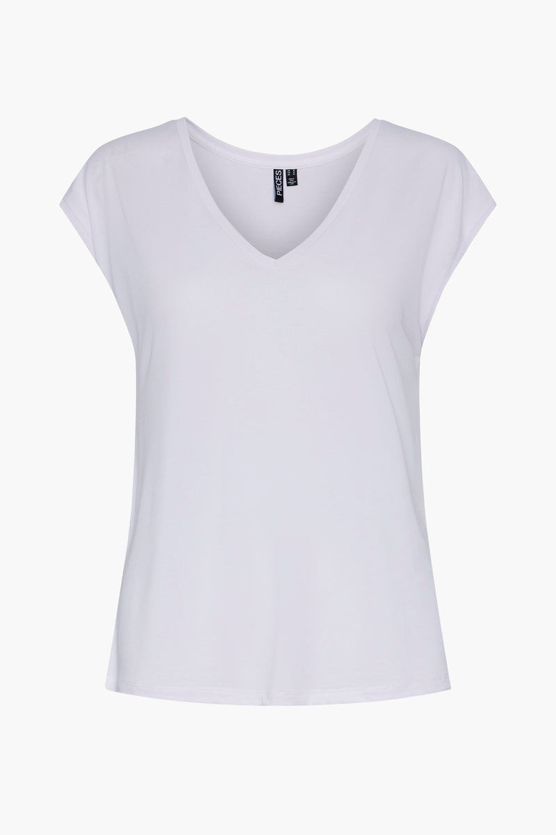 T-shirt (korte mouwen) Wit - PIECES®