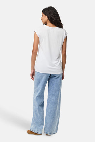 T-shirt (korte mouwen) Wit - PIECES® - PIECES®