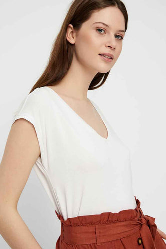 T-shirt (korte mouwen) Wit - PIECES® - PIECES®