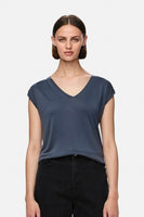 T-shirt (manches courtes) Bleu - PIECES®