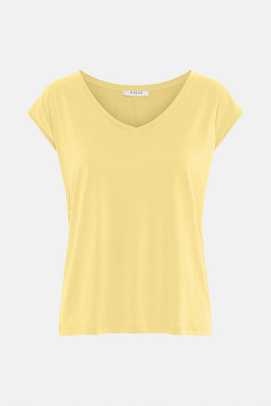 T-shirt (korte mouwen) Geel - PIECES®
