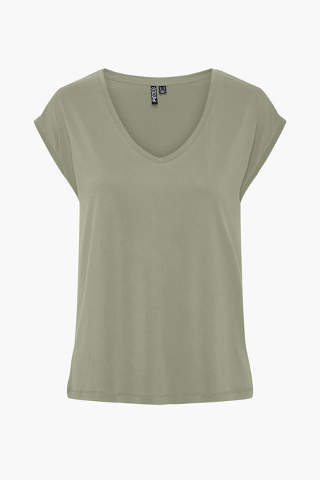 T-shirt (korte mouwen) Groen - PIECES®